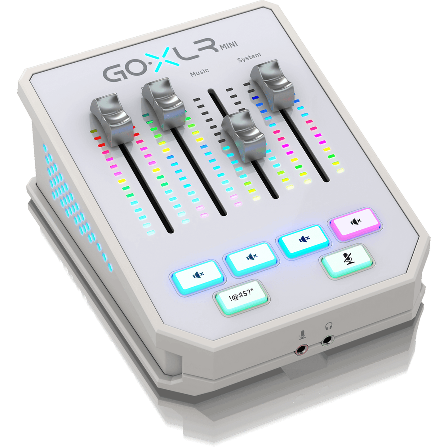 TC Helicon GoXLR Mini Online Broadcaster Mixer w/ USB Audio Interface - White