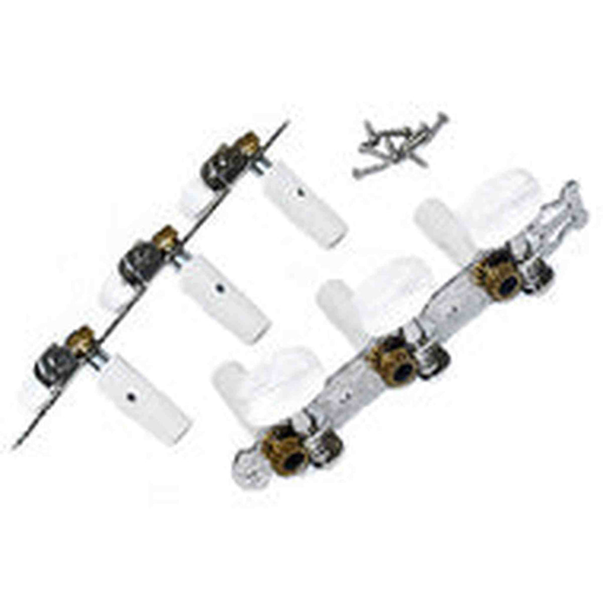 GT Classical Guitar Tuning Machines on Decorative Plate in Nickel Finish (3+3)