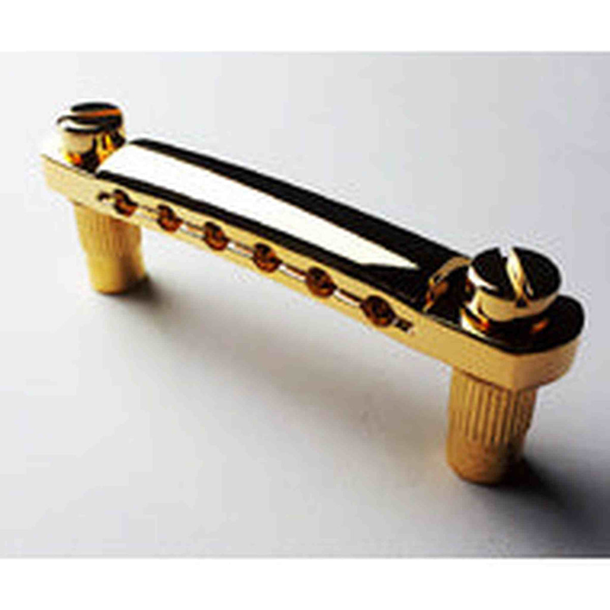 GT Vintage LP-Style Solidbody Electric Guitar Stop Tailpiece in Gold Finish