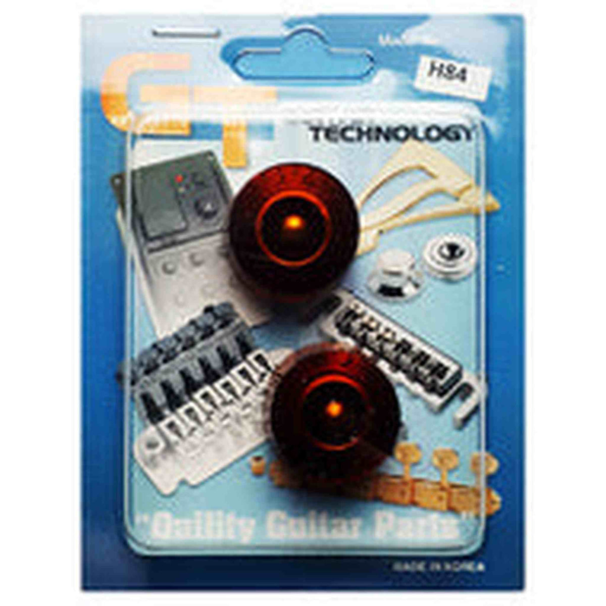 GT Acrylic Speed Knobs in Amber (Pk-2)