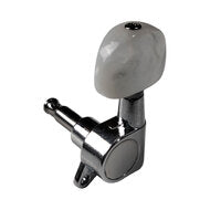 GT Acoustic/Electric Guitar Sealed Tuning Machines in Chrome Finish (3+3)