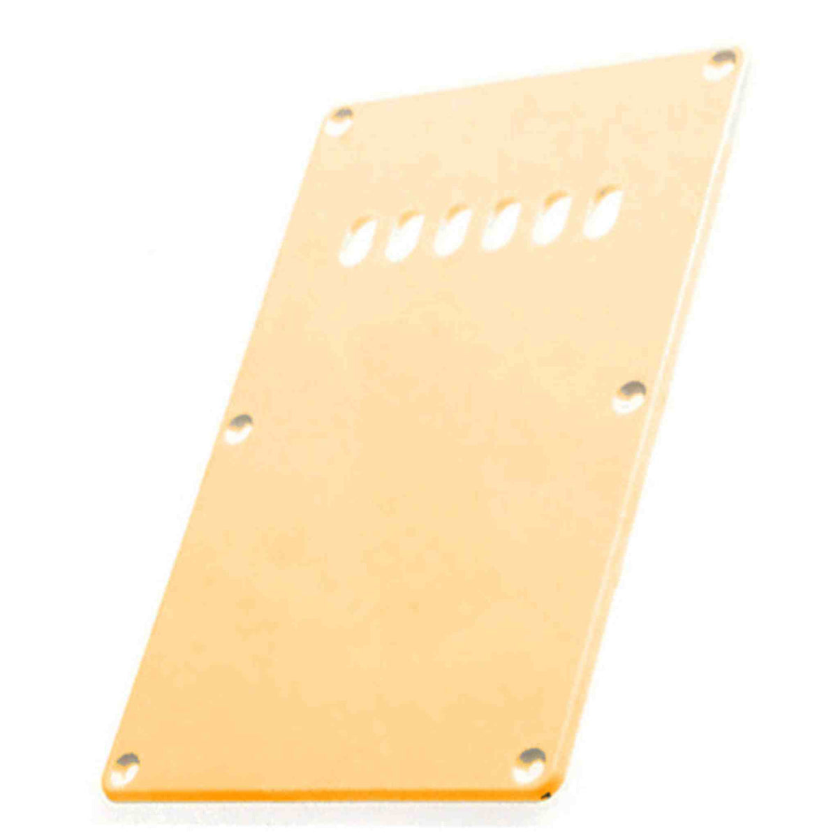 GT ABS Tremolo Spring Cover Back Plate with Holes in Ivory (Pk-1)