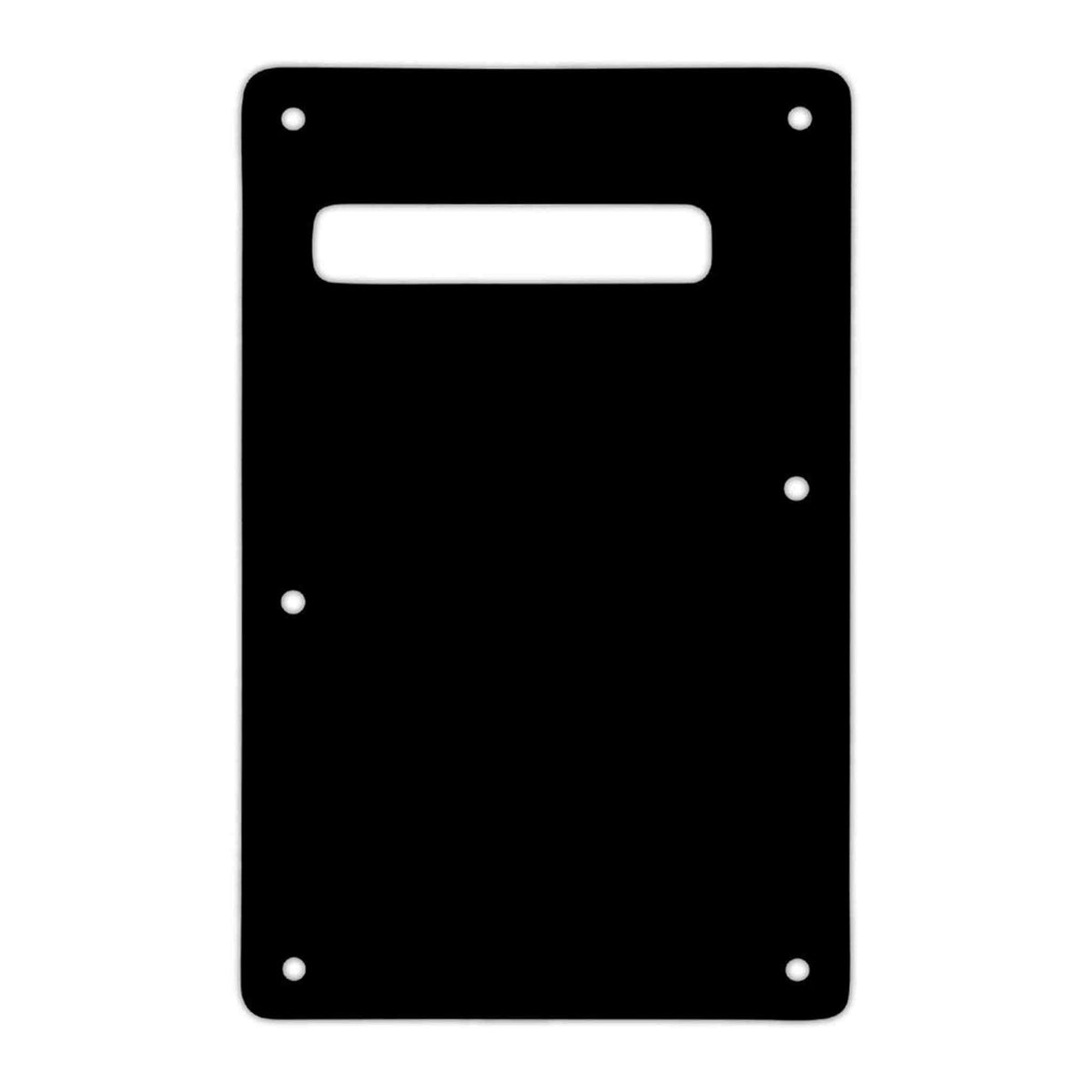 GT ABS Tremolo Spring Cover Back Plate in Black (Pk-1)