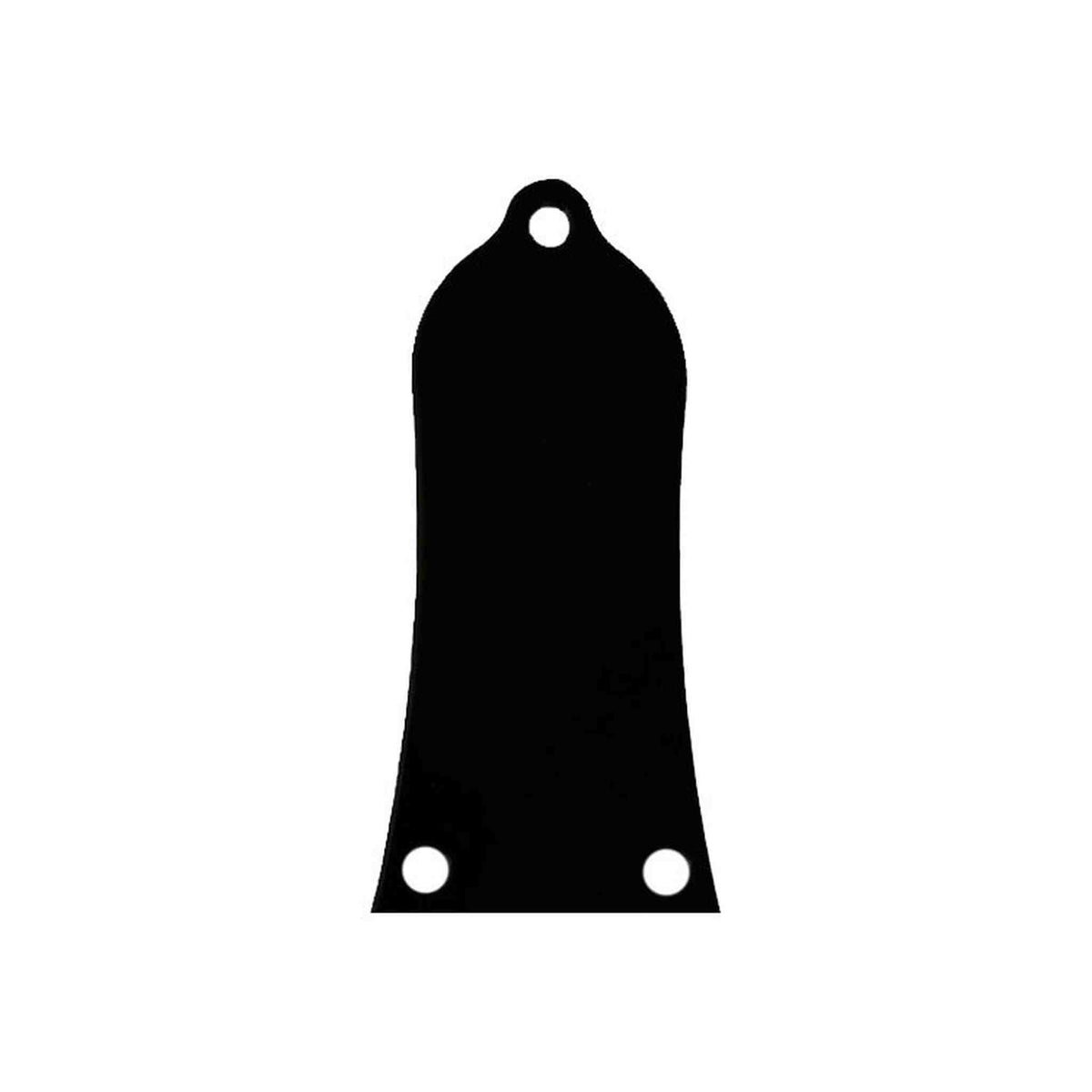 GT LP-Style Truss Rod Cover Plate in Black Finish (Pk-1)