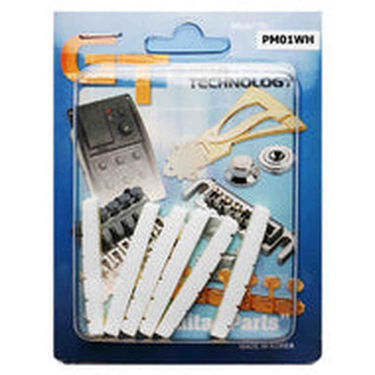 GT Electric Guitar Fingerboard Nut in White - 42mm x 3.5mm (Pk-6)