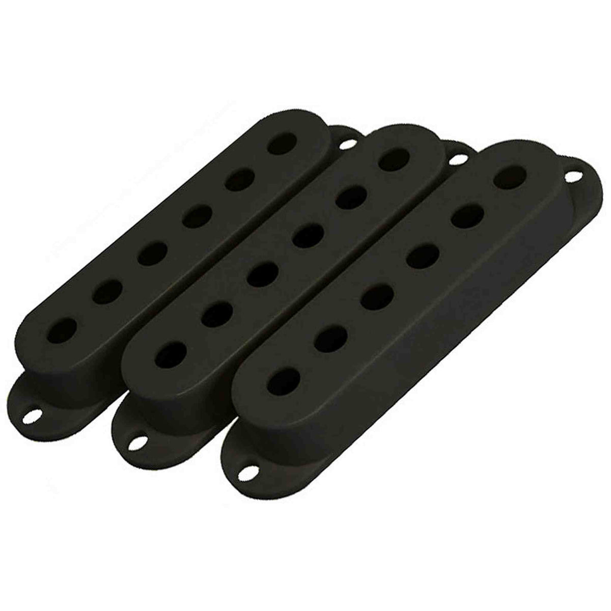 GT ST-Style Single Coil Pickup Covers in Black (Pk-3)