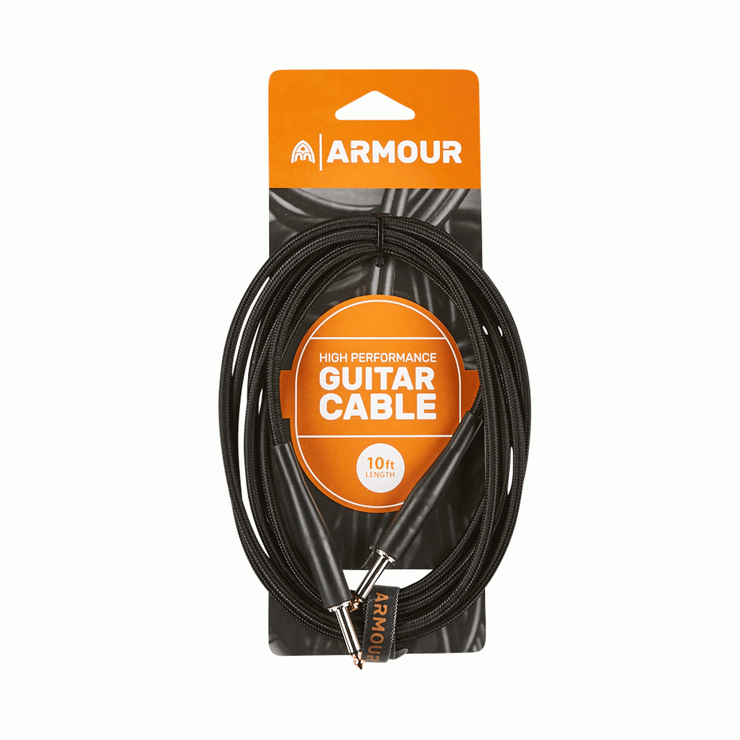 Armour GW10B 10ft Cable - Woven Black - Joondalup Music Centre