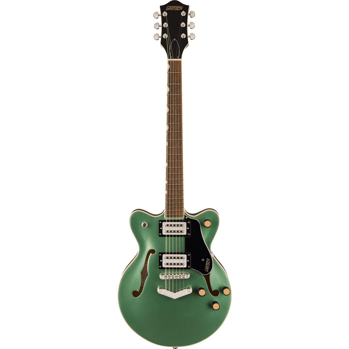 Gretsch G2655 Streamliner Center Block Jr Double-Cut - Steel Olive from Joondalup Music Centre