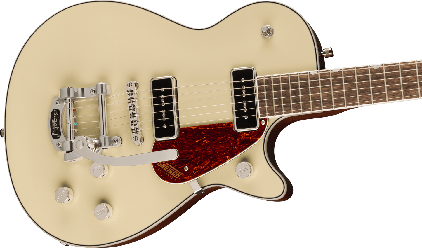 Gretsch G5210T-P90 Electromatic Jet Two 90 Single-Cut with Bigsby - Vintage White from Joondalup Music Centre 5