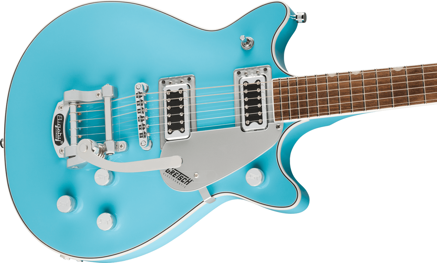 Gretsch G5232T Electromatic Double Jet FT with Bigsby - Kailani Blue from Joondalup Music Centre 4
