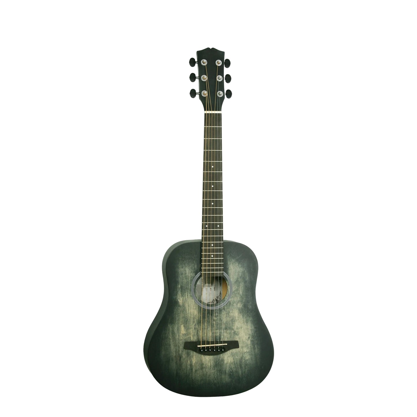 Winzz Traveller Mini Acoustic Guitar Pack - Black Fade
