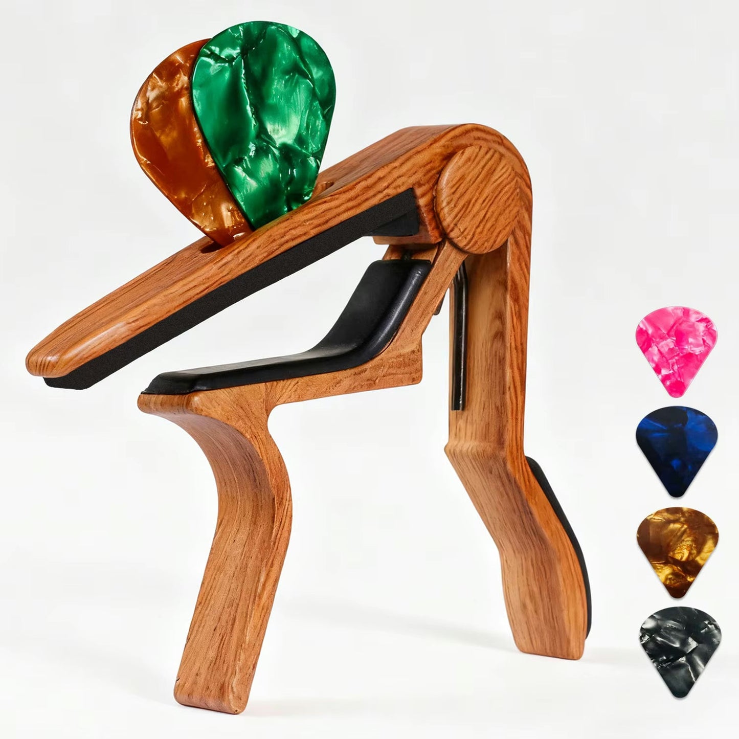 JMC Capo Acoustic/Electric w Picks - Rosewood