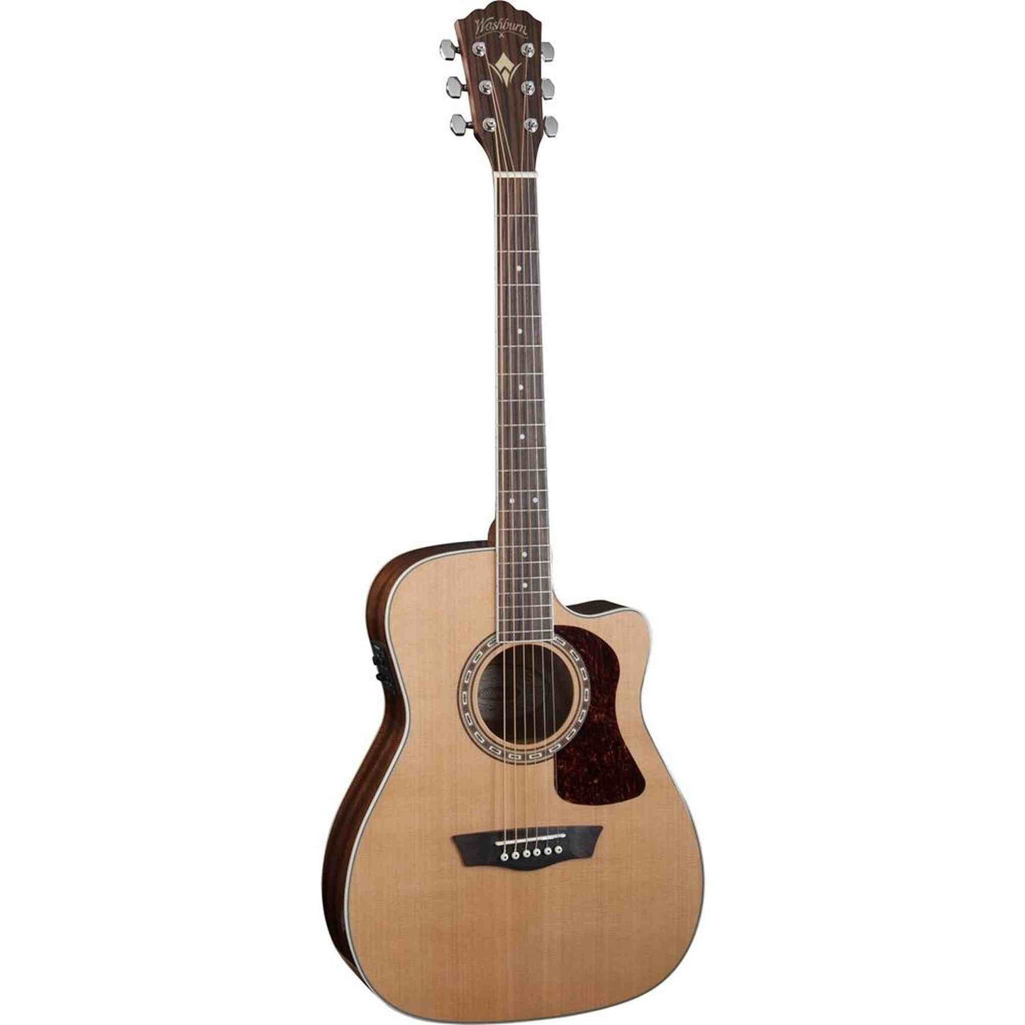 Washburn HF11SCE Heritage 10 Folk Acoustic Guitar-ACOUSTIC GUITAR-Joondalup Music Centre