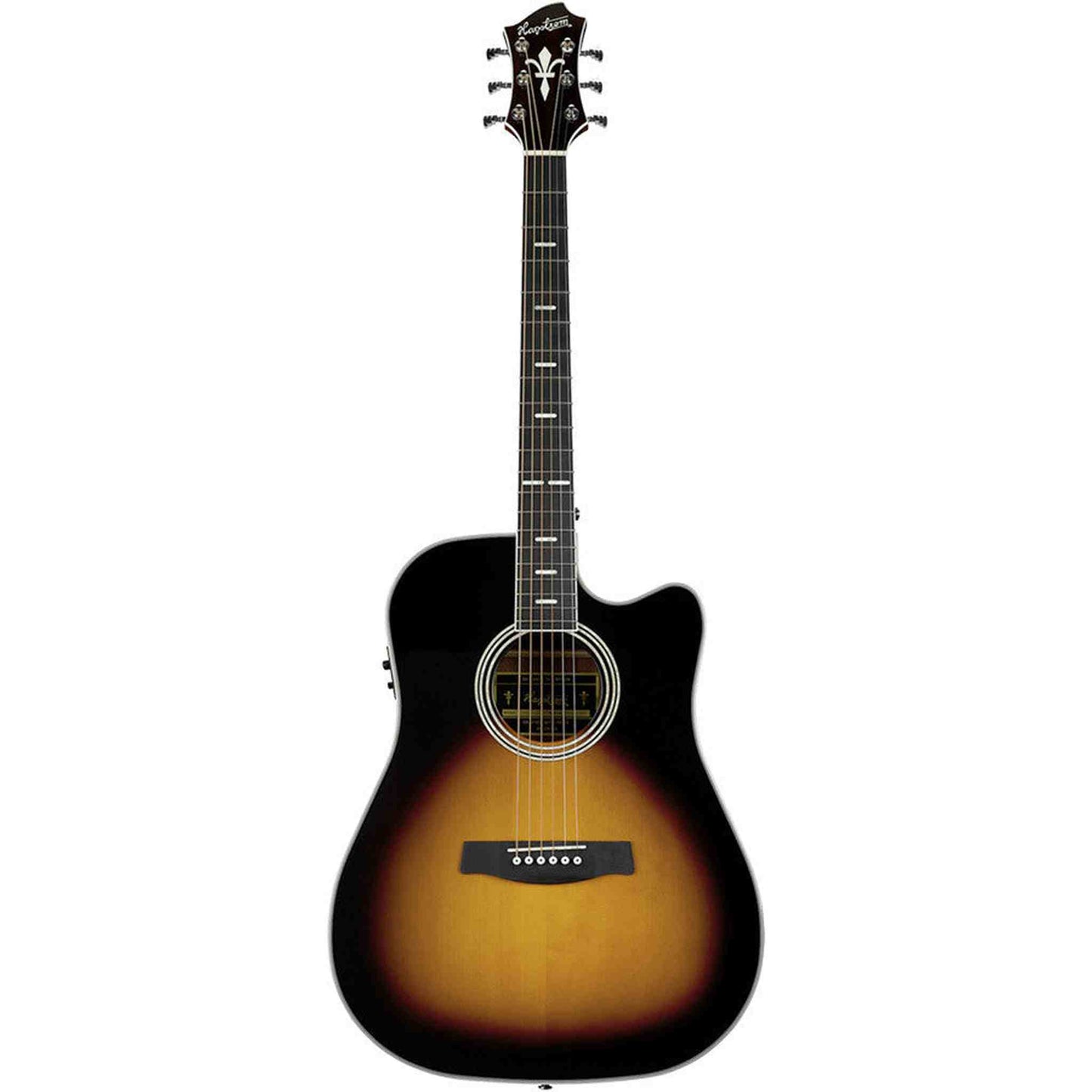 Hagstrom Siljan II Series Acoustic Guitar w/Cutaway - Tobacco Sunburst