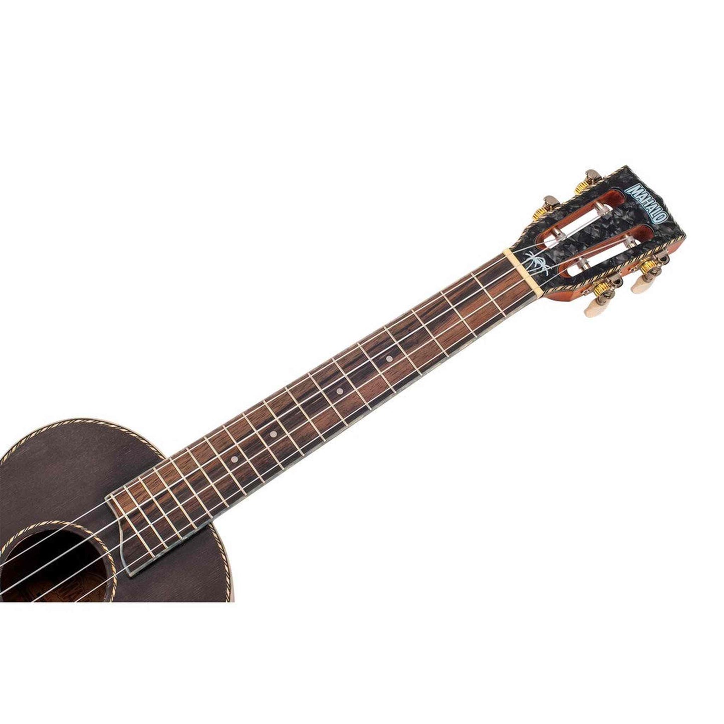 Mahalo MP3BK Pearl Series Solid Top Tenor Ukulele - Black - Joondalup Music Centre