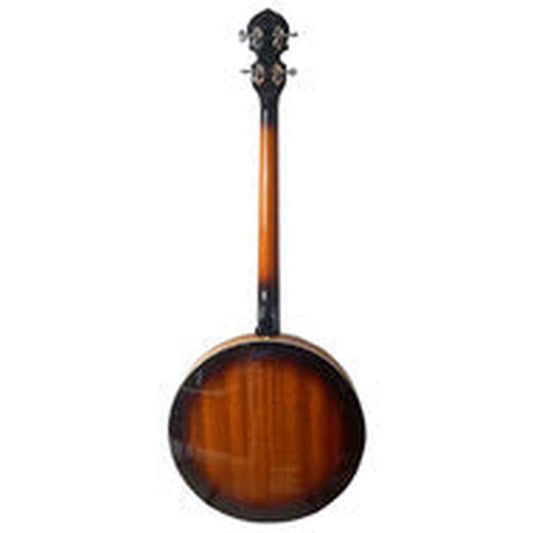 J.Reynolds 4-String Tenor Banjo with Resonator in 2-Tone Sunburst Gloss