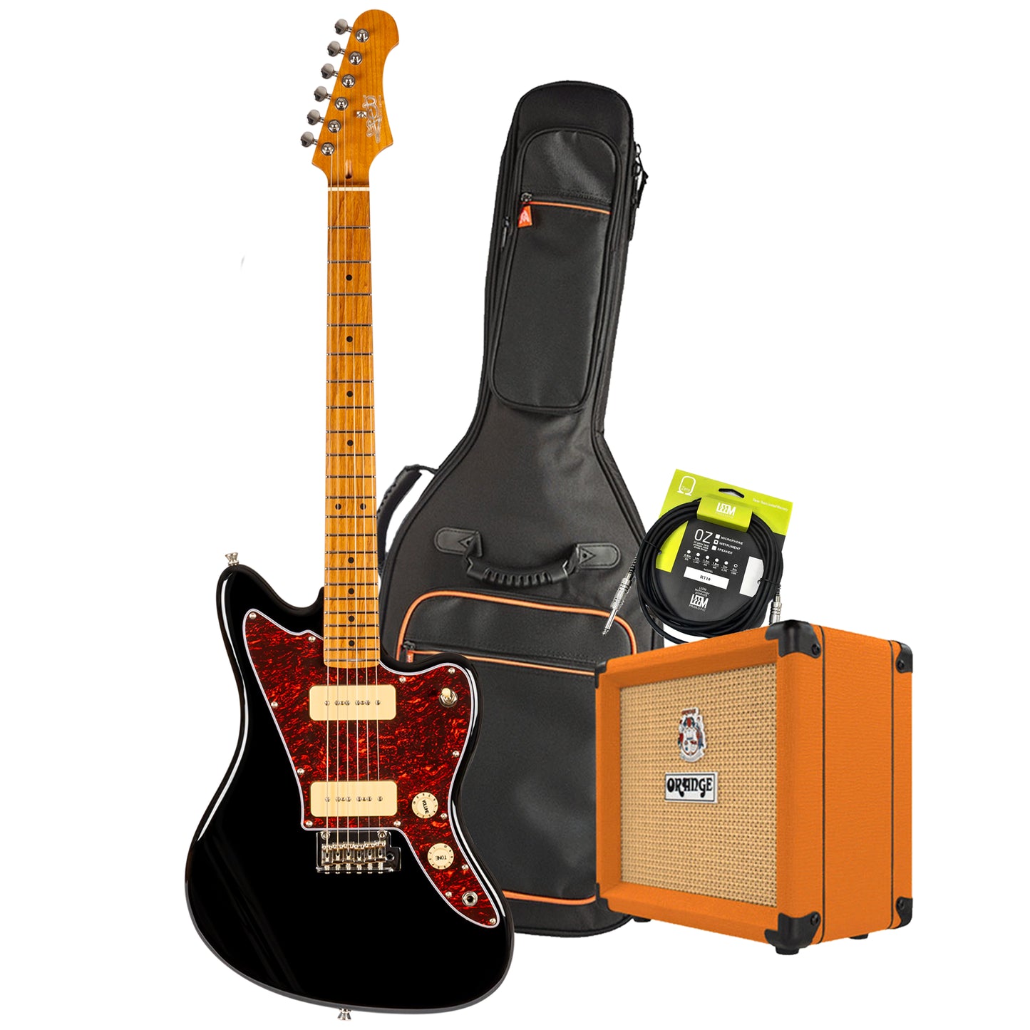 Jet JJ-300-BK Electric Guitar Pack - Black