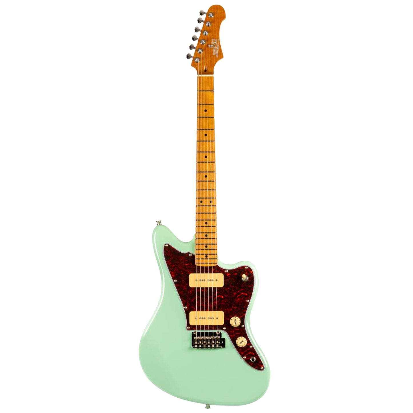 Jet JJ-300 P90 Electric Guitar - Surf Green