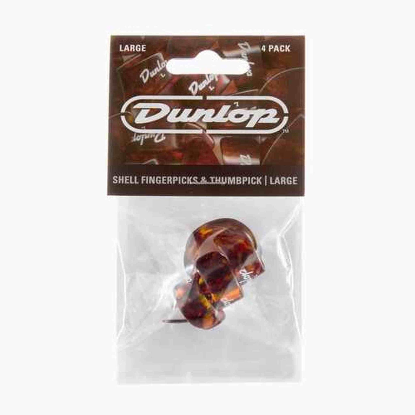 Jim Dunlop JPTFLS Large Shell Thumbpick & Fingerpick Player Pack