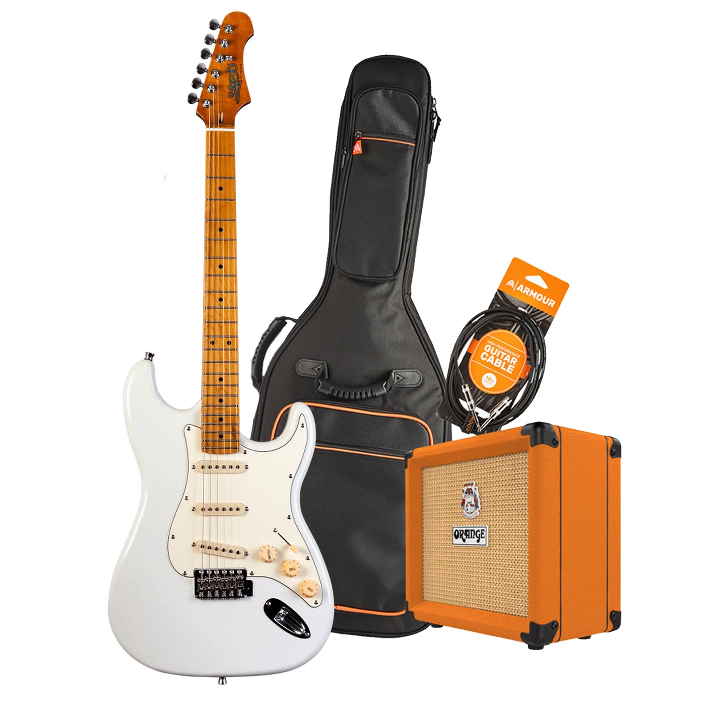 Jet JS-300-OW Electric Guitar Pack - Olympic White