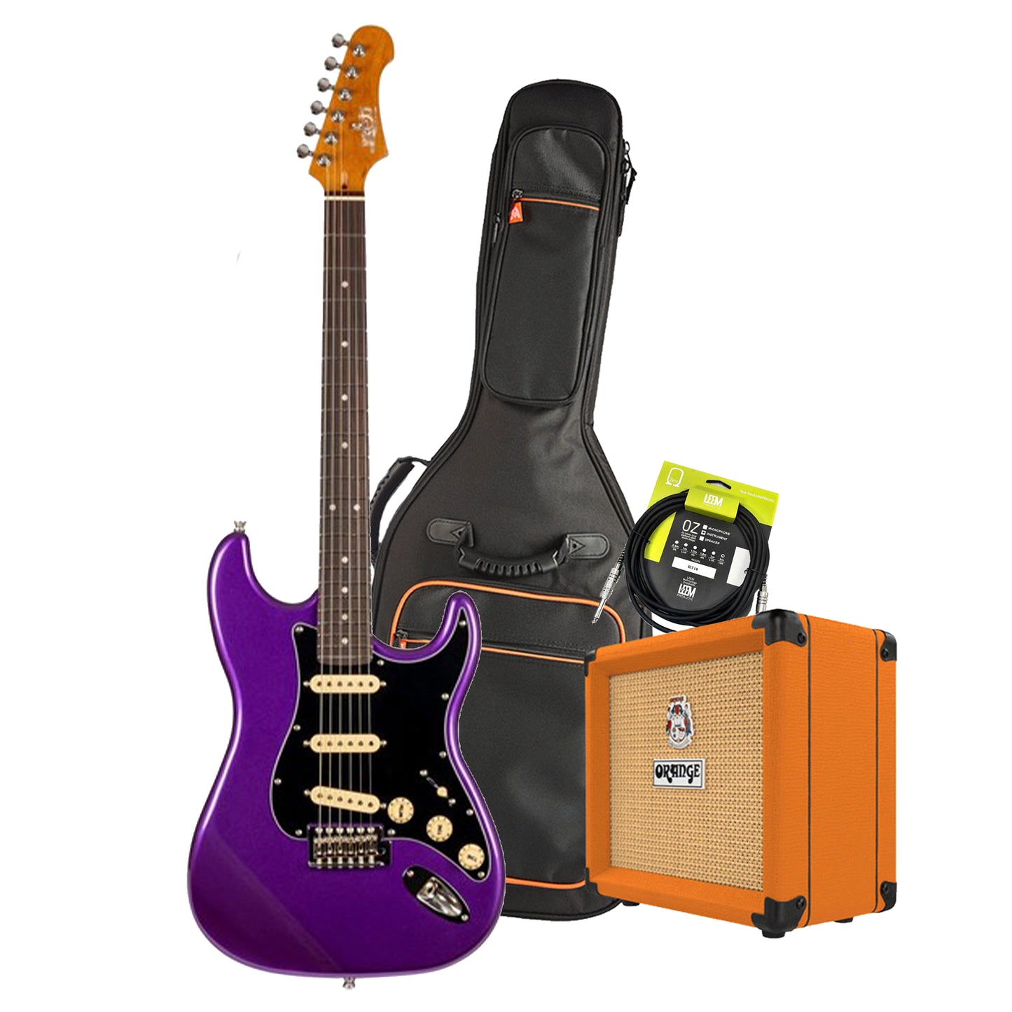 Jet JS-300 PLM-R Electric Guitar Pack - Plum