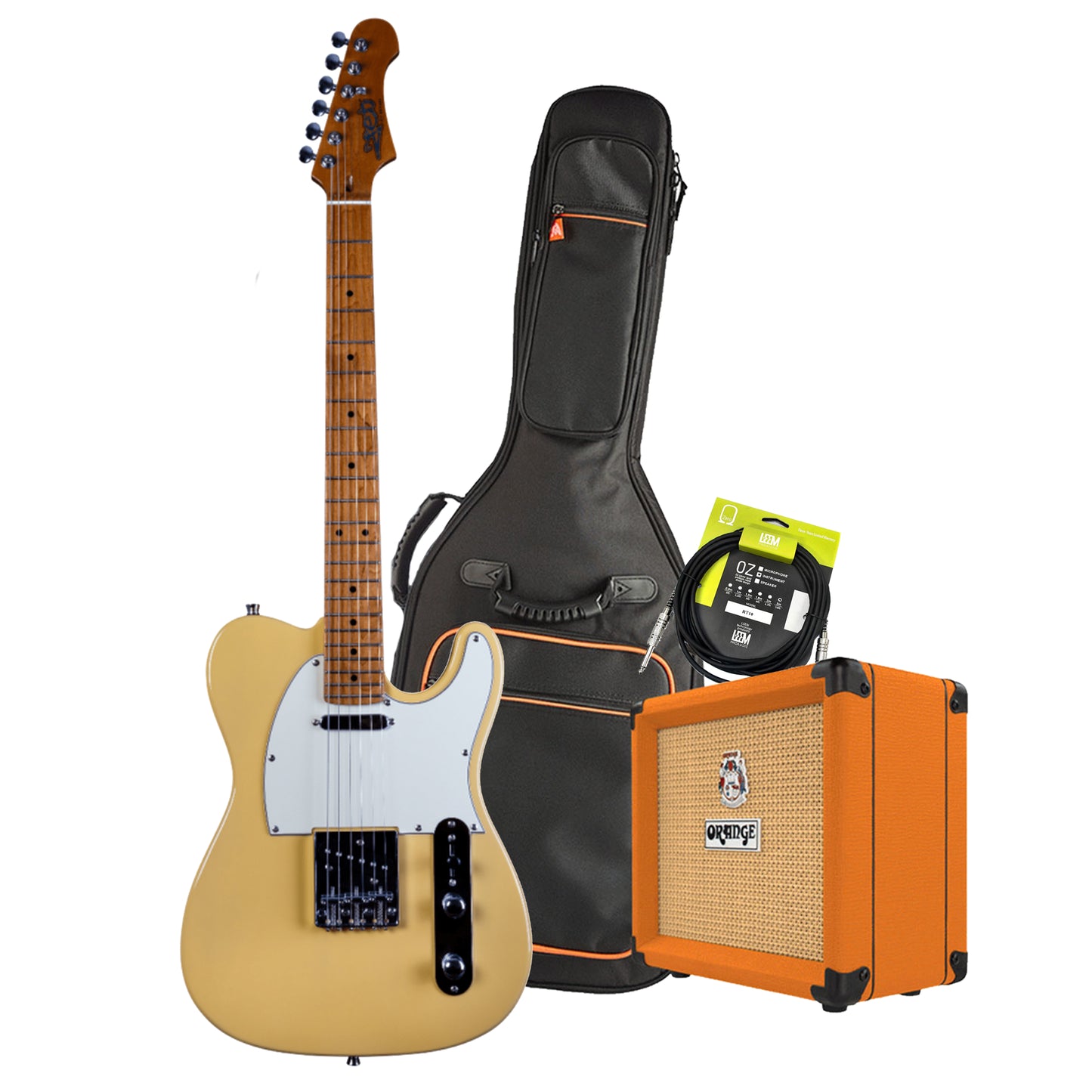 Jet JT-300-BTS Electric Guitar Pack - Burnt Butterscotch