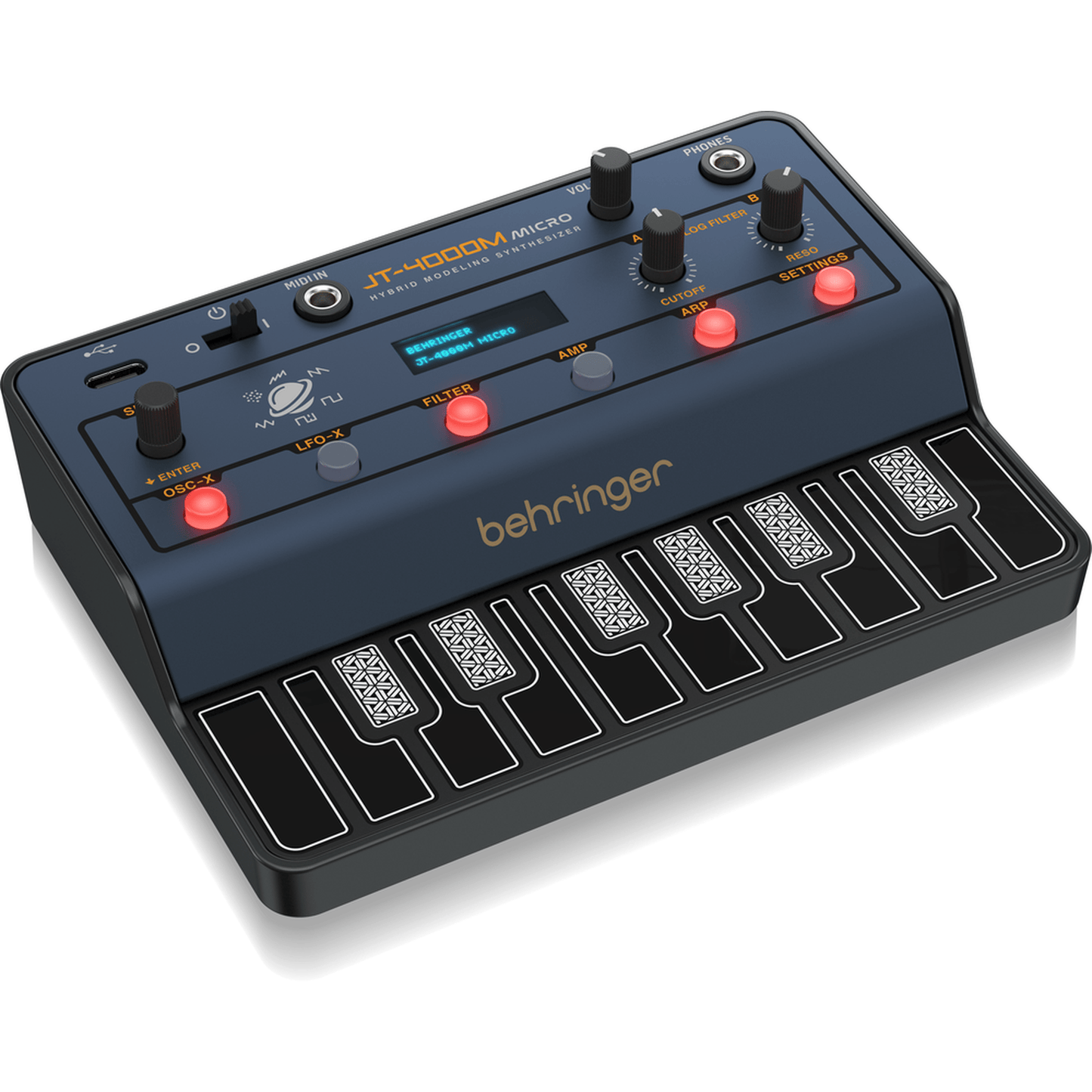 Behringer JT-4000M Micro 4-Voice Hybrid Synth-SYNTHERSIZERS-Joondalup Music Centre