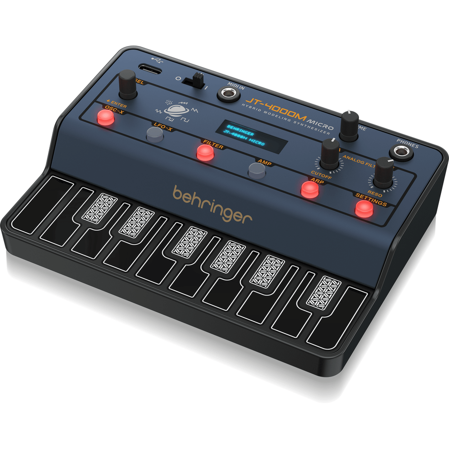 Behringer JT-4000M Micro 4-Voice Hybrid Synth-SYNTHERSIZERS-Joondalup Music Centre