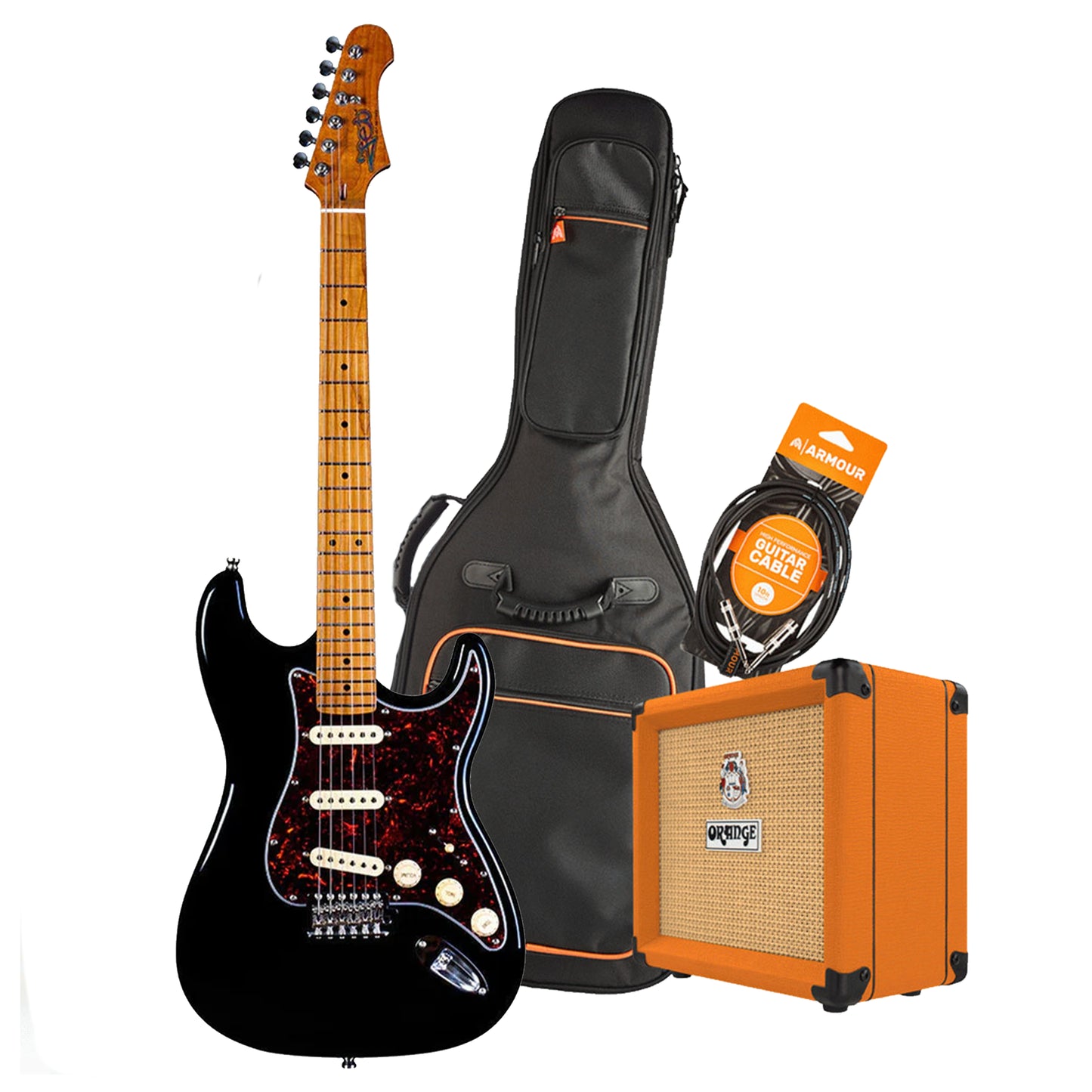 Jet JS-300-BK Electric Guitar Pack - Black from Joondalup Music Centre