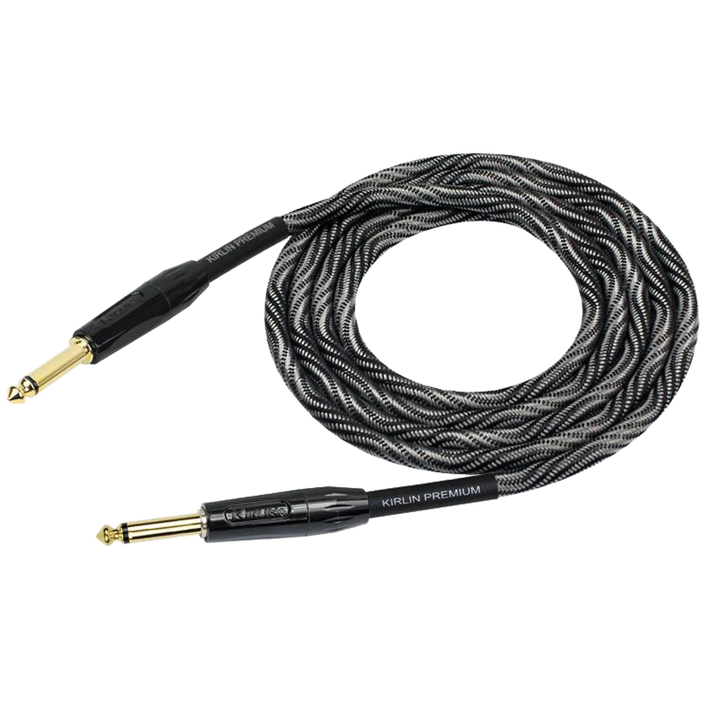 KIRLIN 10FT PREMIUM PLUS WAVE CABLE - BLACK - Joondalup Music Centre