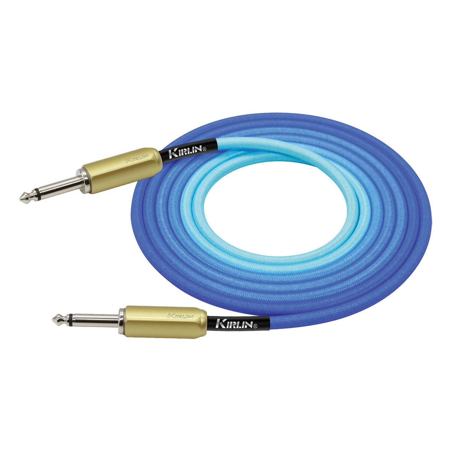 Kirlin 10ft Gradient Instrument Cable - Blue