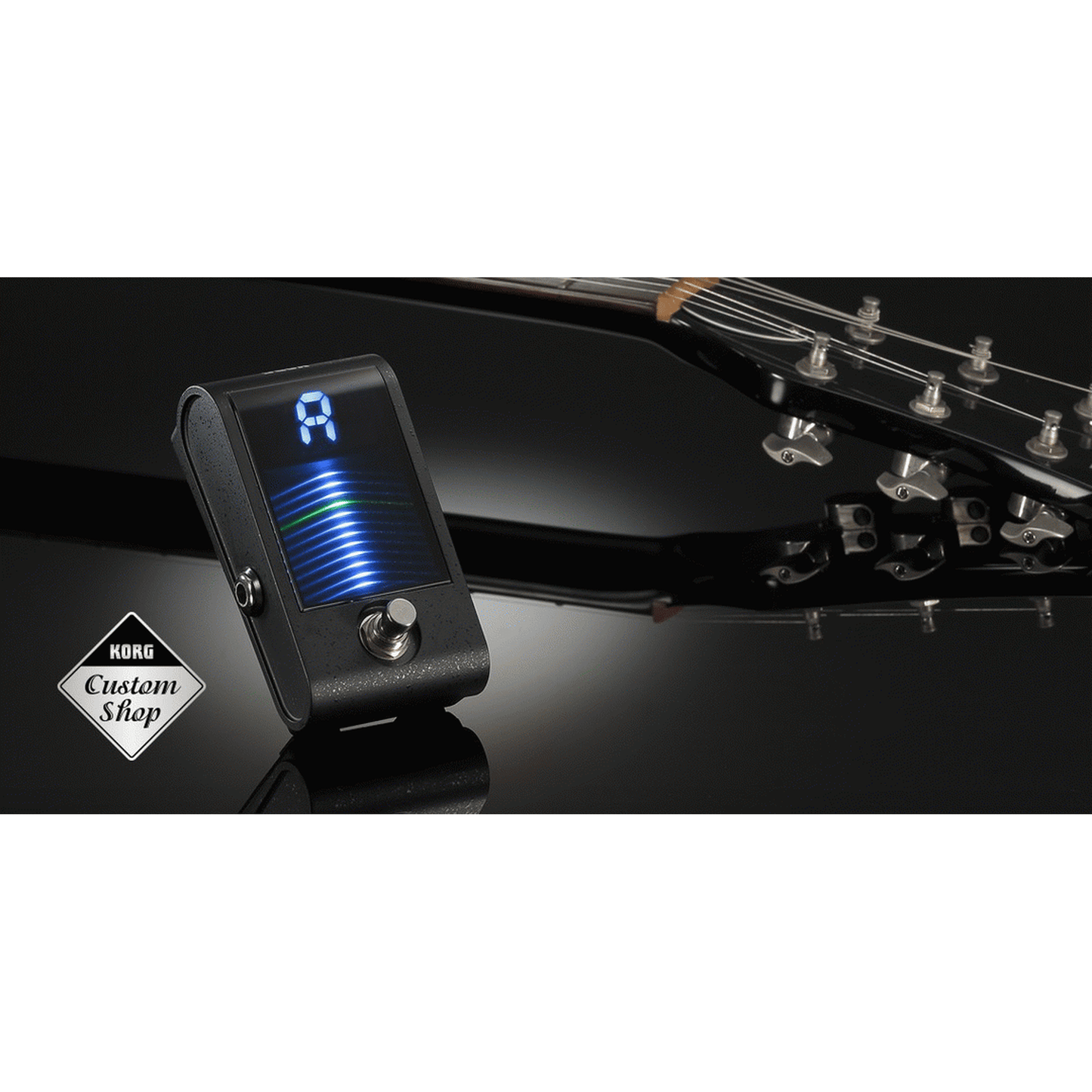 Korg PBCSBK Pitchblack Custom Guitar and Bass Tuner-TUNER-Joondalup Music Centre