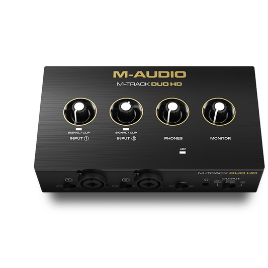M-Audio M-Track Duo HD USB Audio Interface from Joondalup Music Centre