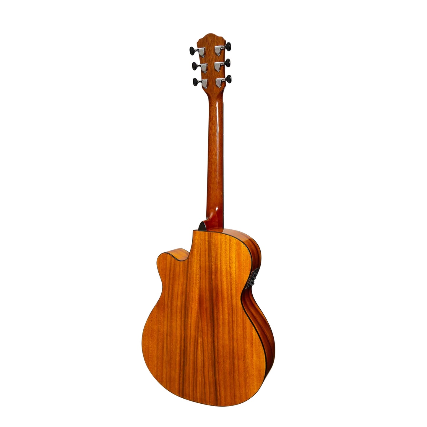 Martinez '51 Series' Folk Size Acoustic-Electric Guitar - Koa