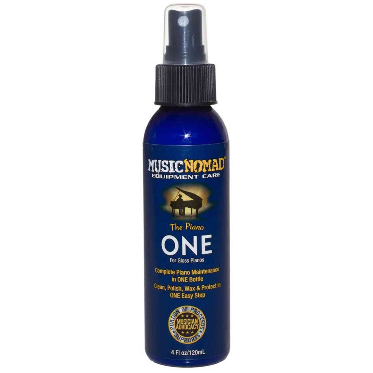 Music Nomad "Piano One" All In One Piano Cleaner, Polish & Wax - 120ml