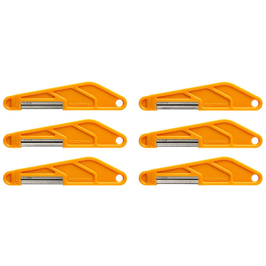 Music Nomad Electric Guitar Diamond Coated Nut File Set -Light Strings (6-Pce)