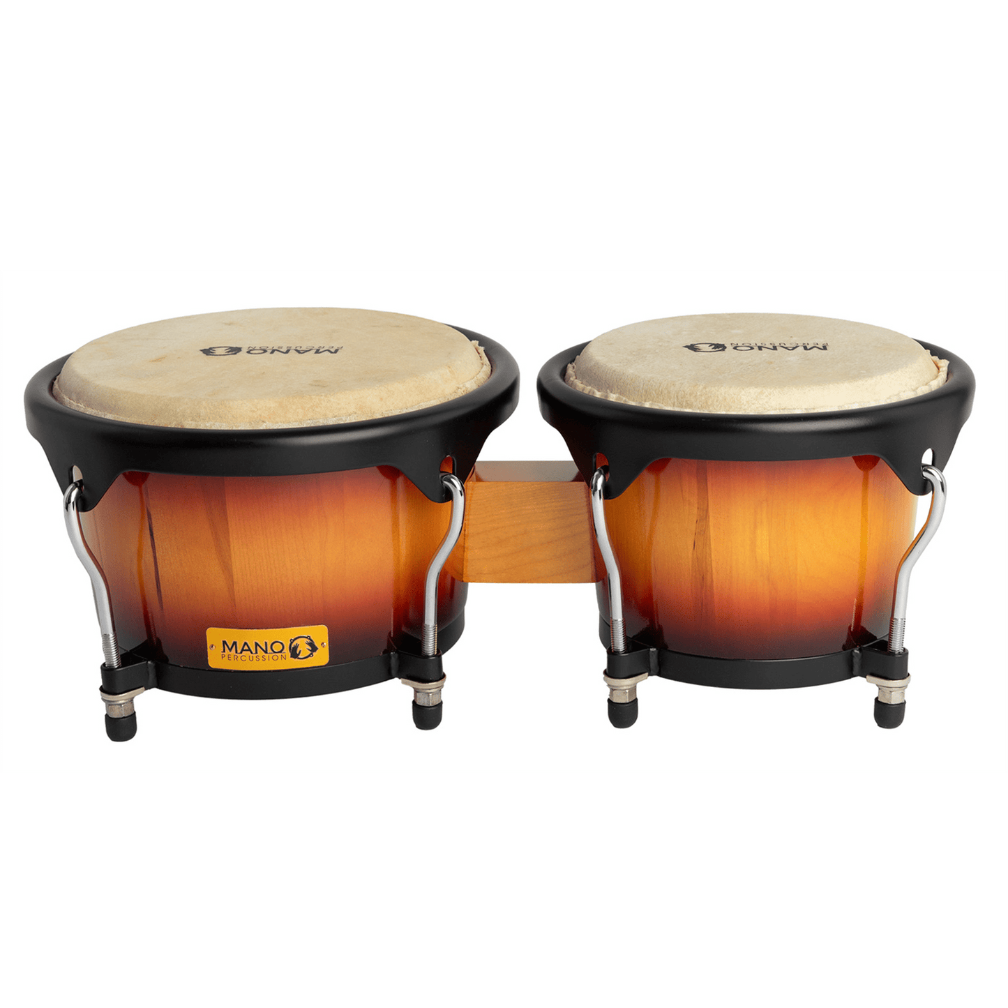 MANO PERCUSSION MP1900 Wood Bongos - Sunburst - Joondalup Music Centre