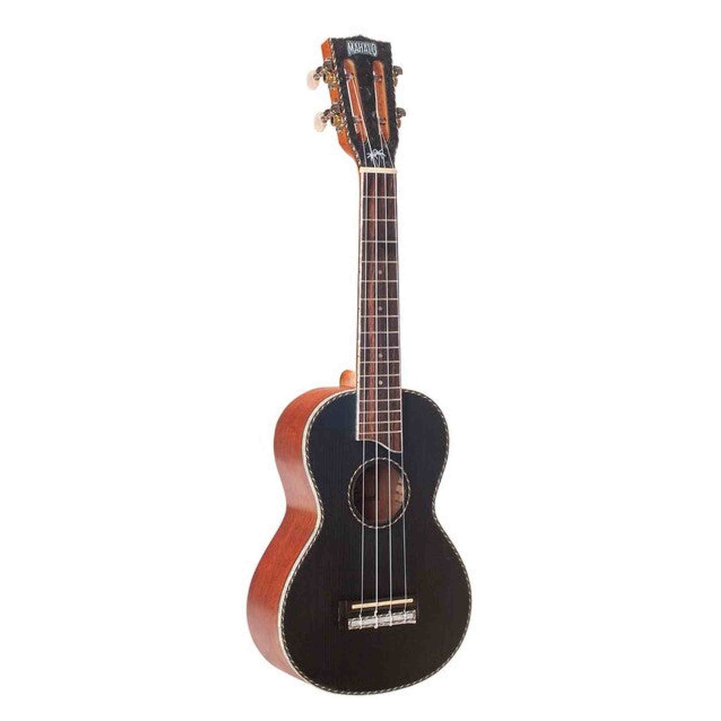 Mahalo MP2BK Pearl Series Concert Ukulele - Black w/ Bag