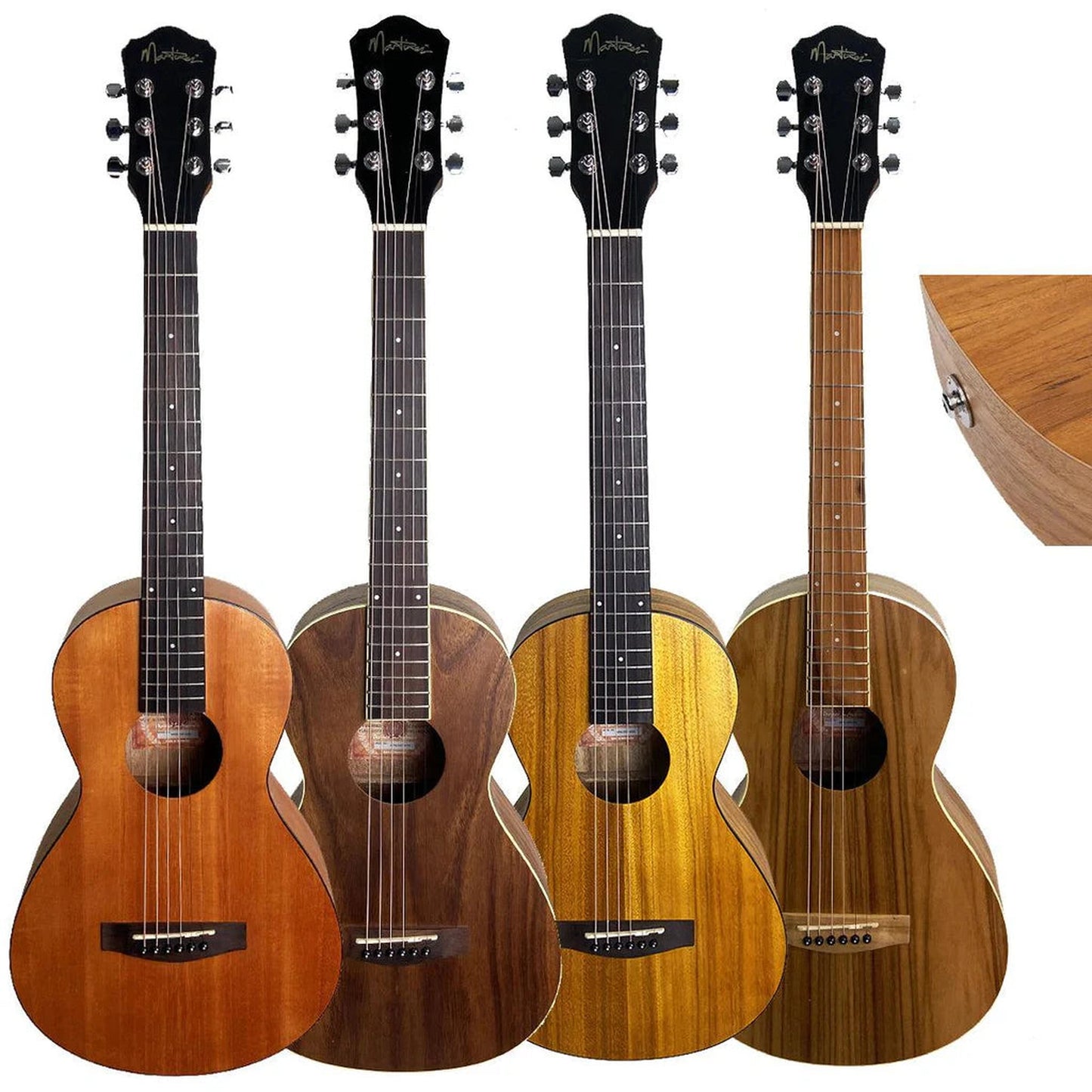 Martinez MPG-P2P-MAH Parlour Acoustic Guitar - Mahogany - Joondalup Music Centre