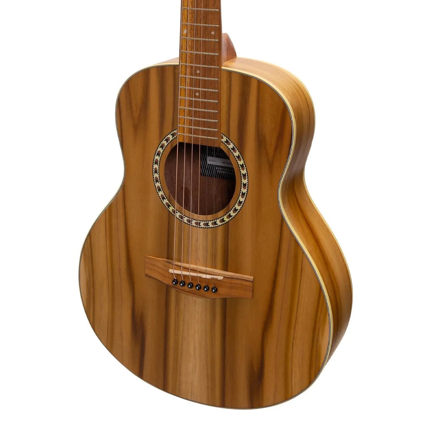 Martinez Acoustic Middy Traveller Guitar - Mindi-Wood-ACOUSTIC GUITAR-Joondalup Music Centre