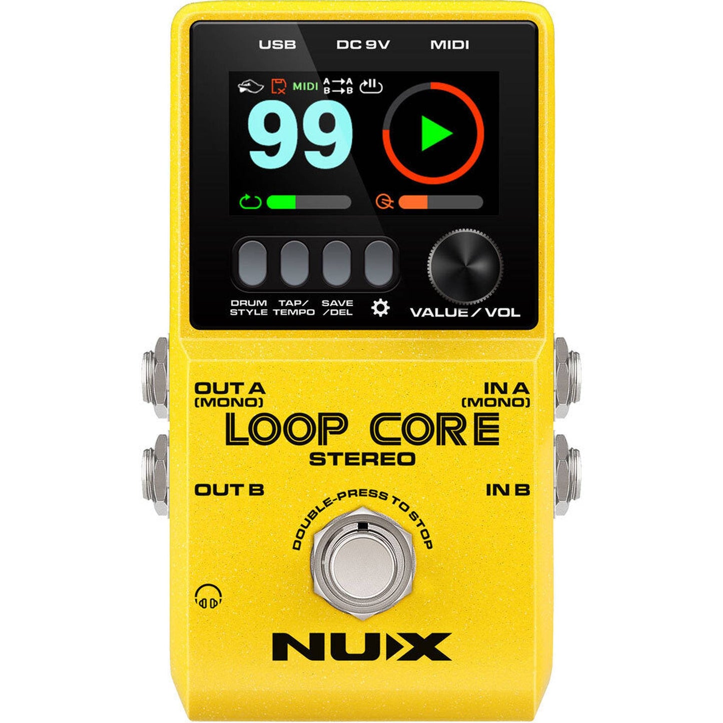 NU-X Core Series Loop Core Stereo Looper Effects Pedal