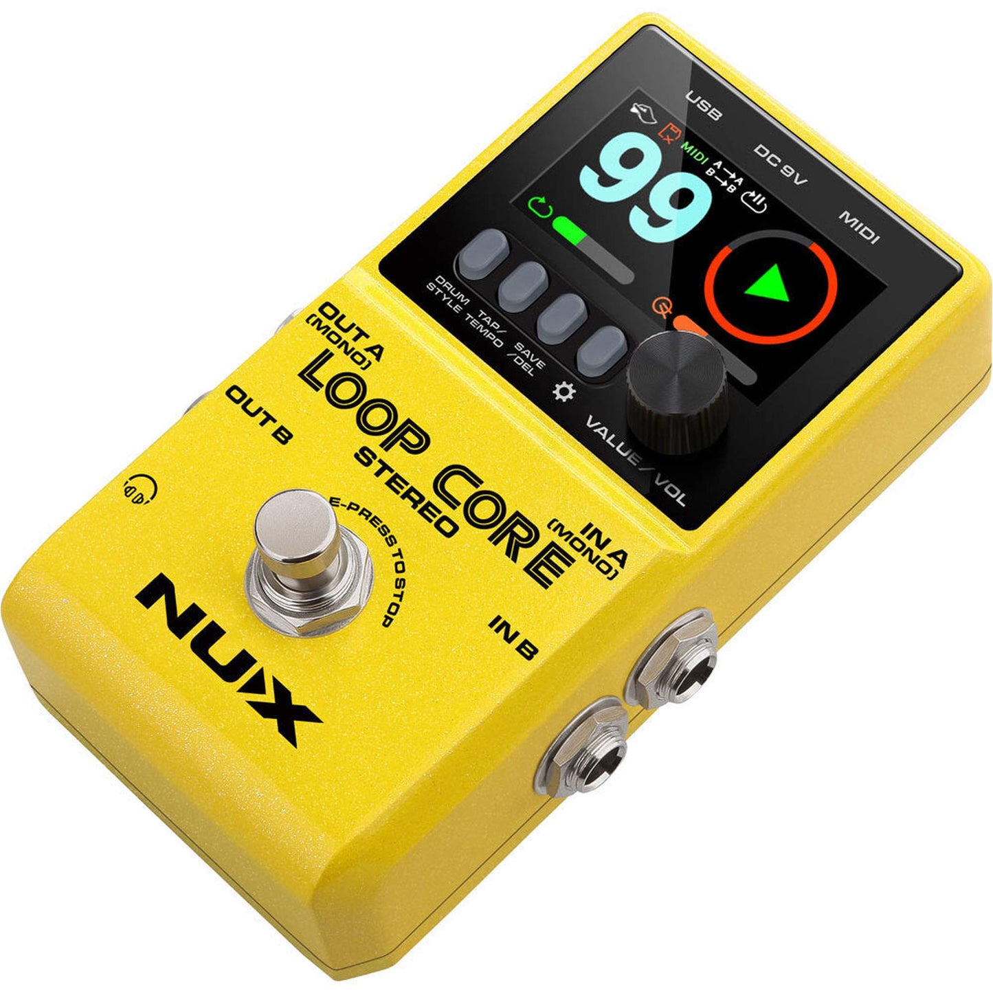 NU-X Core Series Loop Core Stereo Looper Effects Pedal