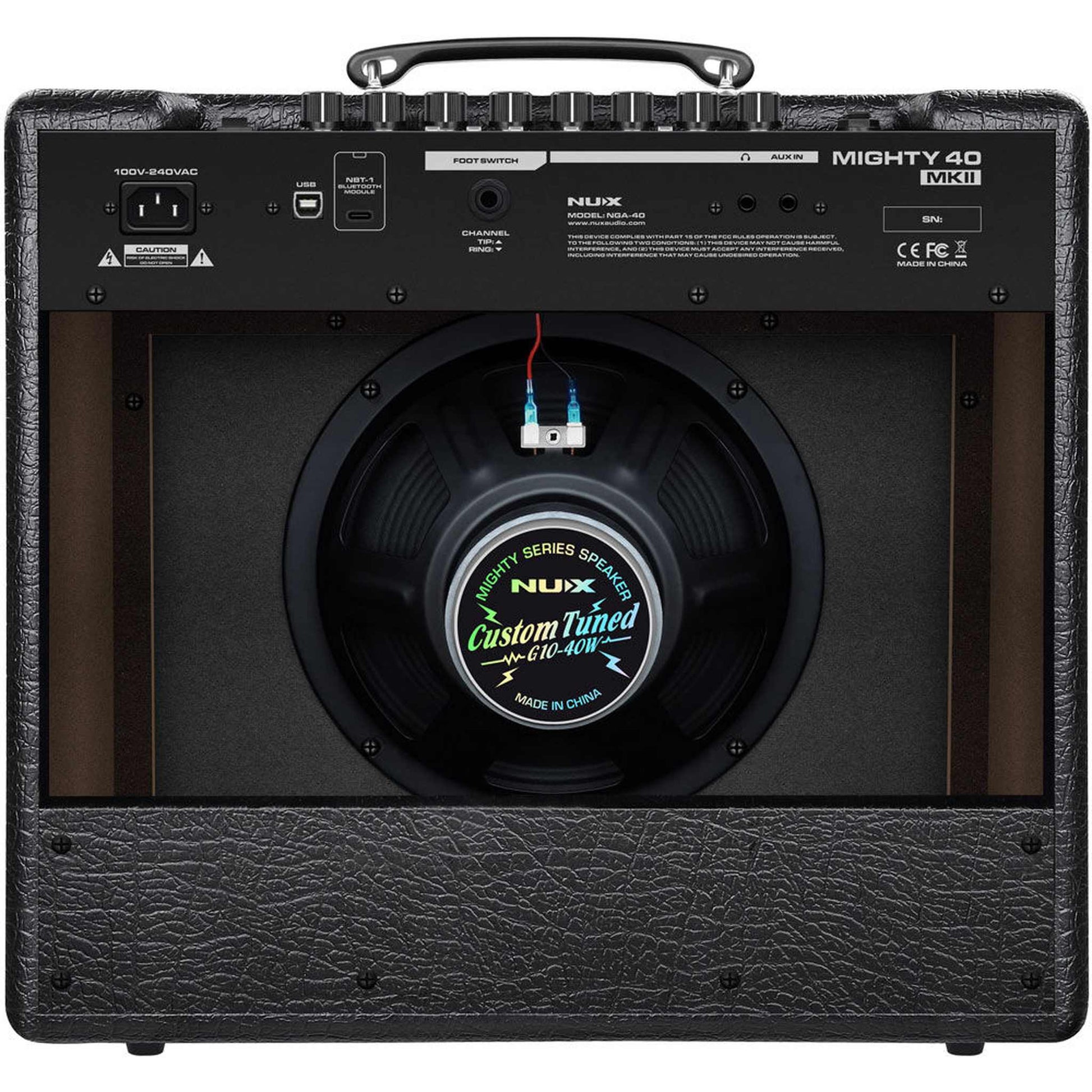 NU-X MIGHTY40 MKII Digital 40W Guitar Amplifier-AMPLIFIER-Joondalup Music Centre