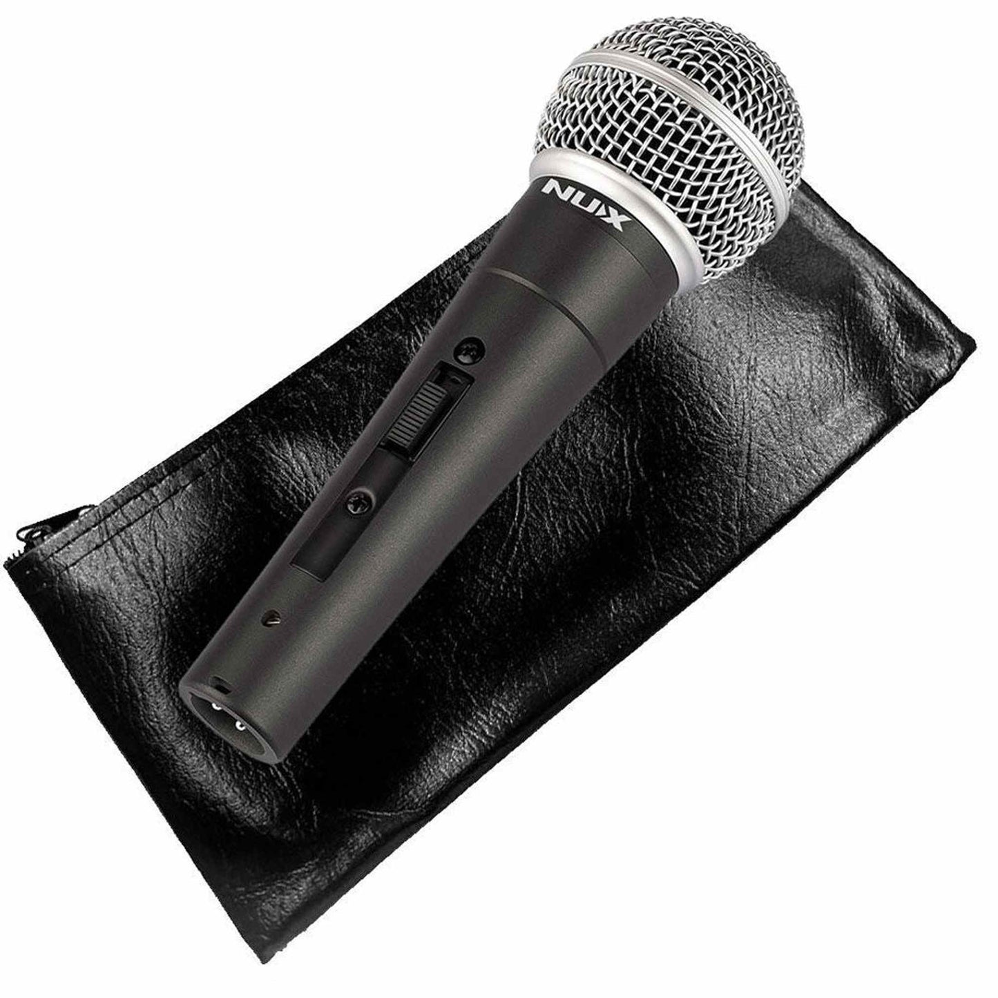 NU-X NDM-4 Dynamic Handheld Microphone with Carry Pouch