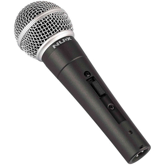 NU-X NDM-4 Dynamic Handheld Microphone with Carry Pouch