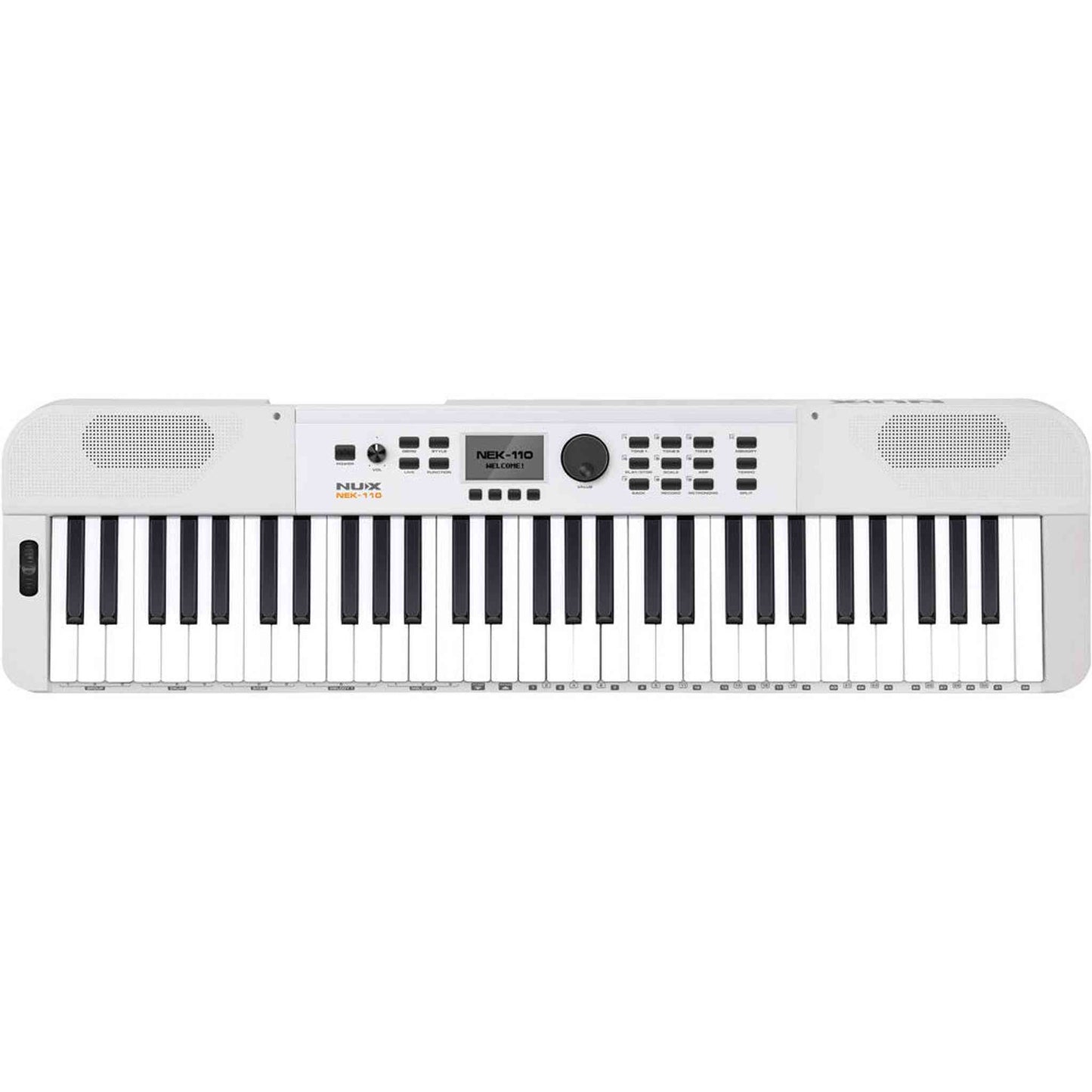NU-X NEK-110 Portable 61-Note Keyboard - White
