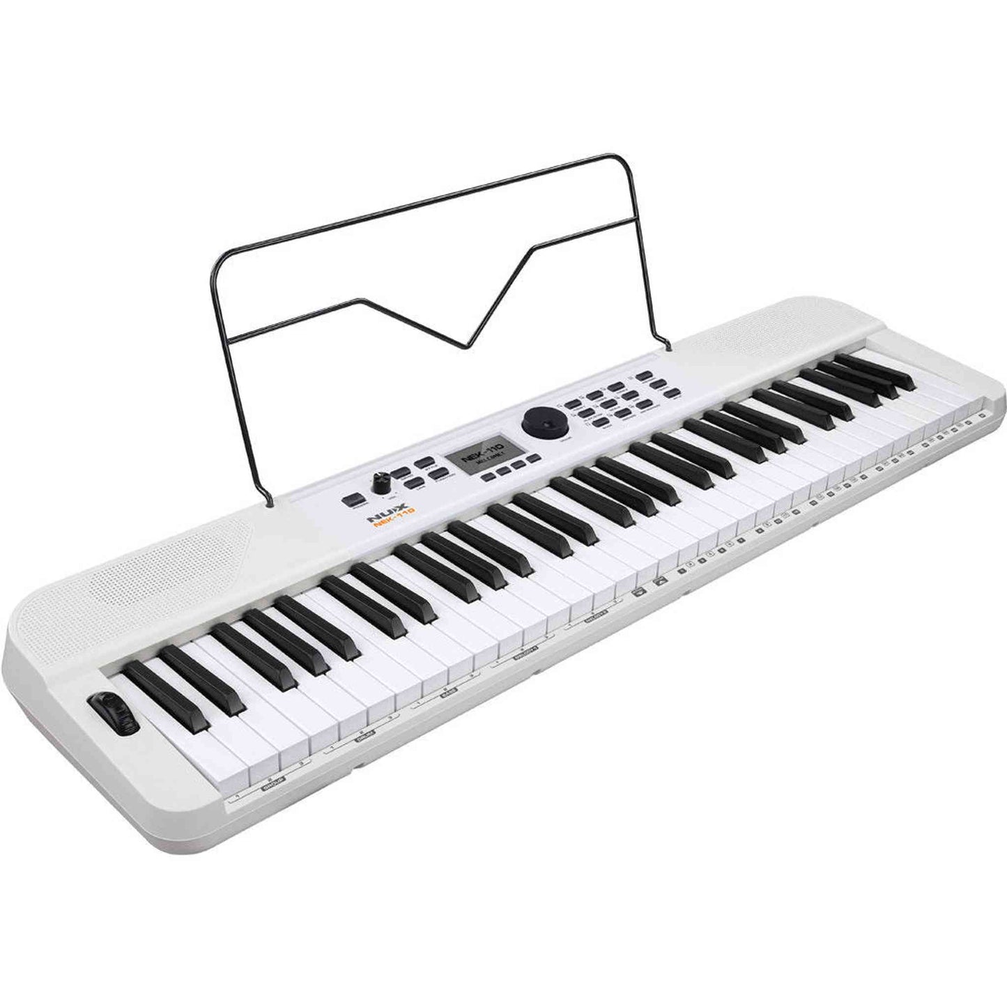 NU-X NEK-110 Portable 61-Note Keyboard - White