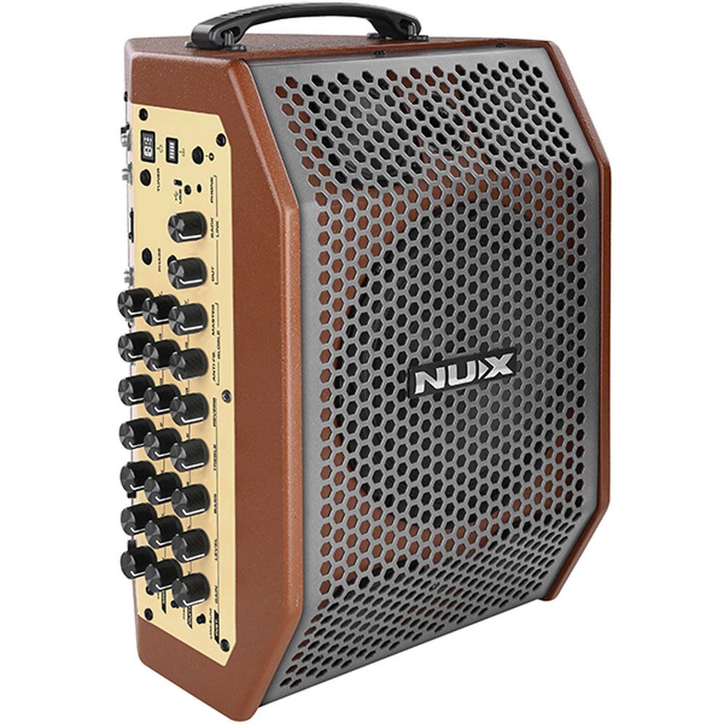 NU-X NXSA100 100W Portable Rechargeable 3 Channel Amplifier