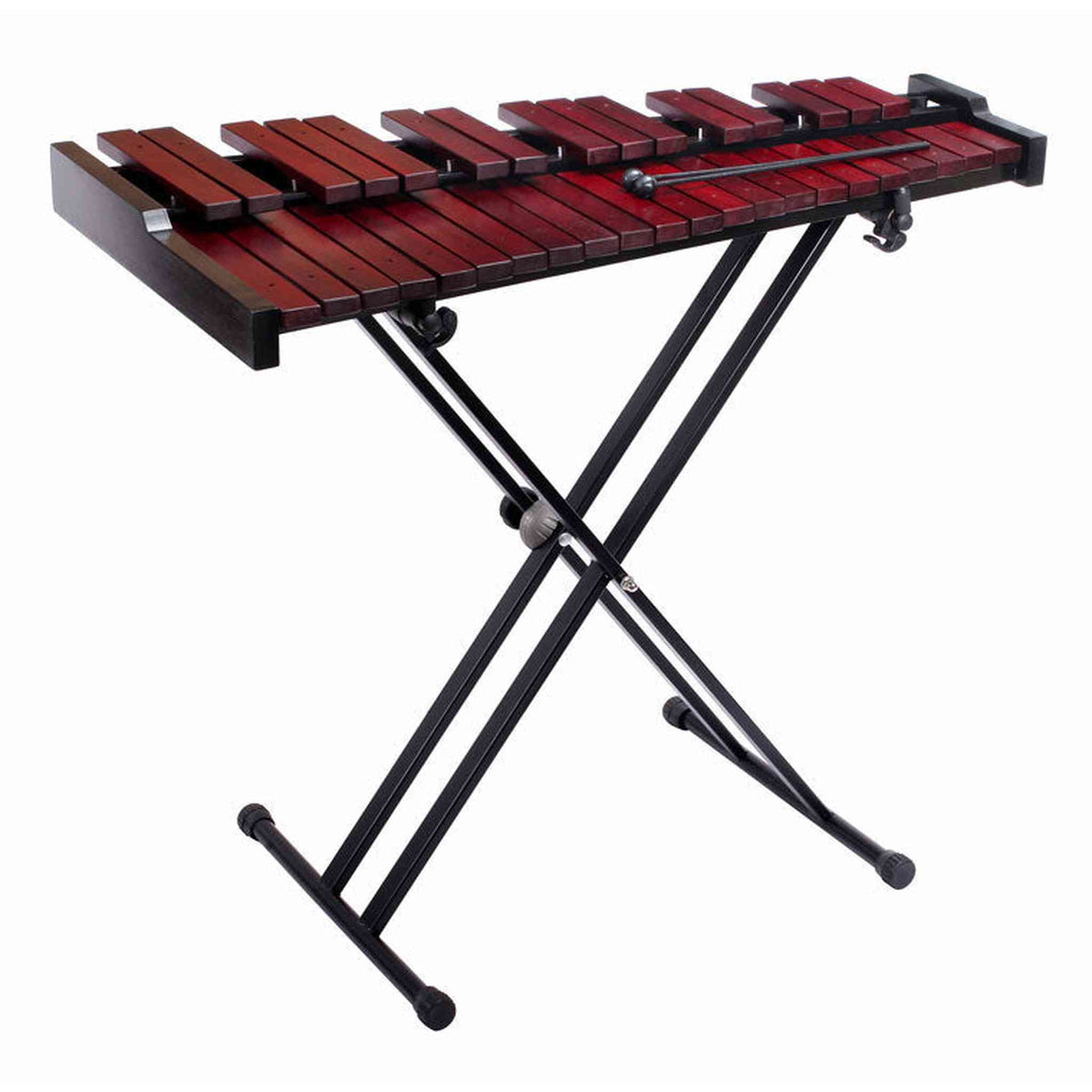 Opus Percussion 37-Note Rosewood Bar Xylophone with Mallets, Stand & Bag