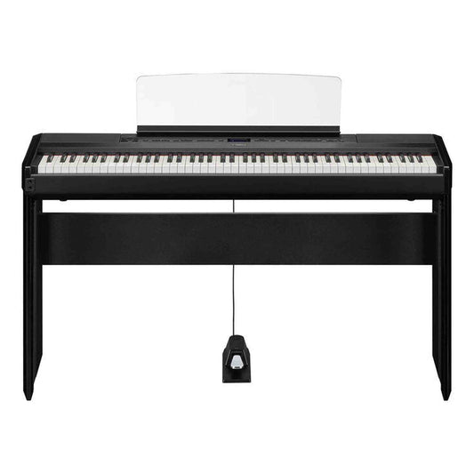 Yamaha P-525B + L-515B Portable Digital Piano Pack - Black